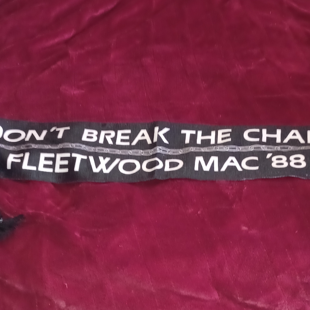 Rare Fleetwood Mac '88 Tour Scarf From Stage Set